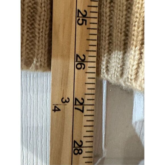 NWT SNDYS Jax Knit Cable Knit 1/4 Zip Up Cropped Cream Top Sweater Women’s L - Picture 13 of 16